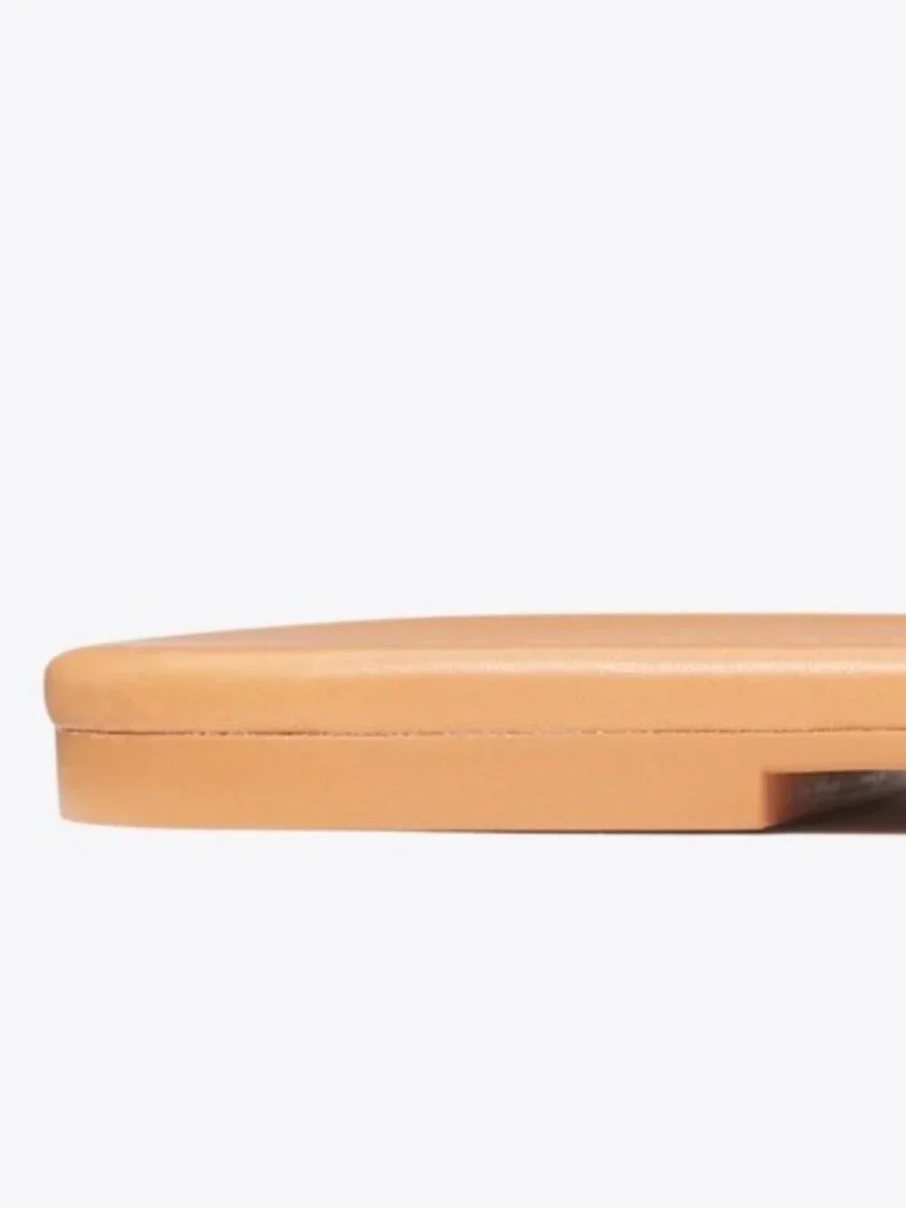 Tory Burch $298 Enamel Miller Soft Sandal Multi Natural Vachetta Tan 7.5 9 Slide